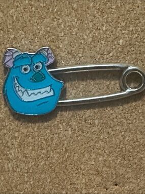 5/$25 Sulley Safety Pin Style Disney Pin
